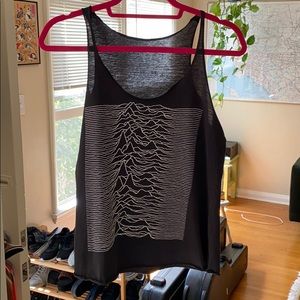 JOY DIVISION UKNOWN PLEASURES RETRO TANK TOP
